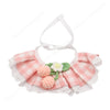 Lovely Lace Cat Dog Collar Bowknot Pet Collar Bibs Lovely Dog Cat Necklace Decor For Small Dogs Cats Plaid Flowers Collar