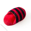 Puppy Dog Chew Toys with Squeaker for Small Dogs French Bulldog Shiba Inu Funny Plush Slipper Pet Supplies Teeth Cleaning Toy