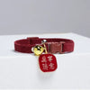 Adjustable Cat Collar with Bell Soft Corduroy Bow Tie Kitten Flower Pendant Small Dog Cat Necklace Accessories
