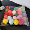 10/20/30 Pcs Colorful Cat Toys Funny Cat Toys Chew Ball Stretch Plush Entertainment Tools Pom Pet Puppy Pet Interactive Products