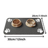 S（little kitten ）、M、L bsorbent Pet Feeding Mat, Waterproof Placemat for Dog & Cat Food & Water Bowls, Quick-Dry Rubber Backing