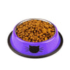 Stainless Steel Cat Bowls Pet Steel Bowl Set Food Water Bowl for Dogs and Cats Anti-skid Feeder Supplies for Small Dogs Cats