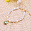Cute Exquisite Neck Kitten Adjustable Cat Necklace Pearls Dog Collar Necklace Cat Collar Decoration Pet Gift Kitten Accessories